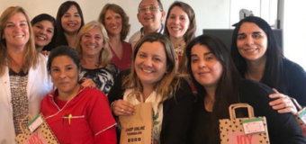 El Simplemente Evita saluda a las secretarias en su día