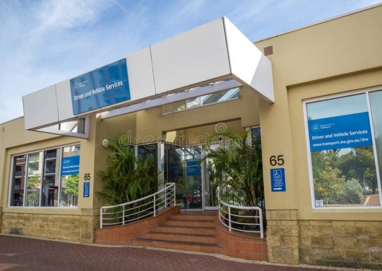 edificio de escuela de conductores moderna