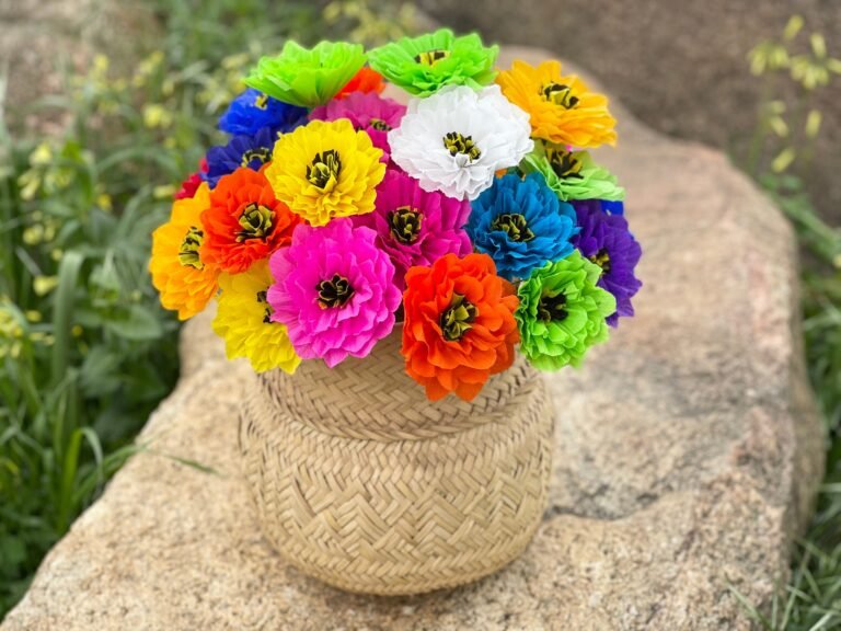 Cómo hacer flores de papel de arroz paso a paso en casa 7 Cómo hacer flores de papel de arroz paso a paso en casa