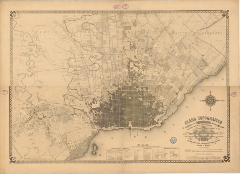 mapa antiguo de la provincia de buenos aires