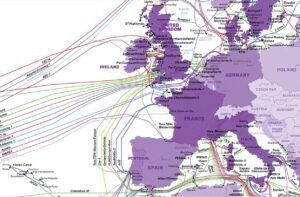mapa argentina con lineas telefonicas conectando ciudades