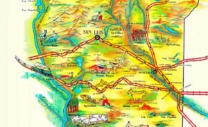 mapa ilustrado de san luis argentina