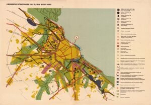 mapa ilustrativo del area metropolitana de buenos aires