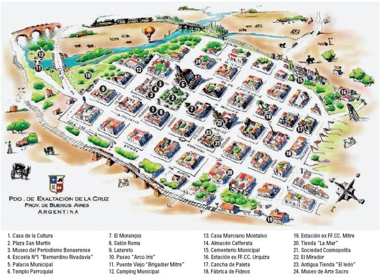 mapa turistico provincia buenos aires naturaleza caminos rurales