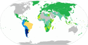 pasaporte argentino sobre mapa de argentina