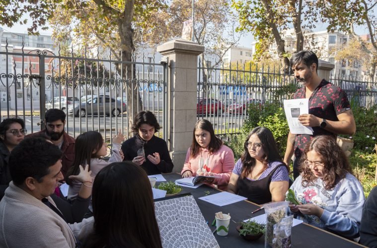 Cómo Potenciar el Trabajo Desde el Desarrollo Social Efectivamente 17 personas colaborando en reunion comunitaria outdoors