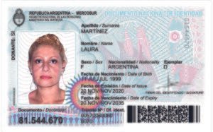 tarjeta identificatoria argentina cuil cuit